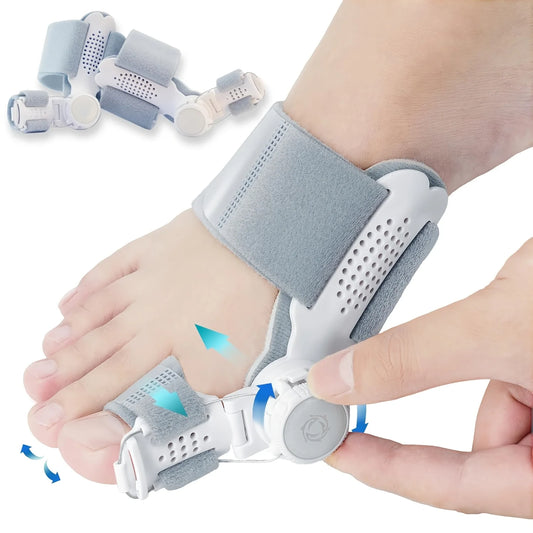 Coussinets Correcteurs d'Oignon du Pied Rotatifs – Orthèse Hallux Valgus Silicone