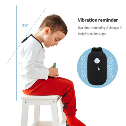 Correcteur de Posture Intelligent – Vibration & Surveillance Temps Réel | Adulte & Enfant