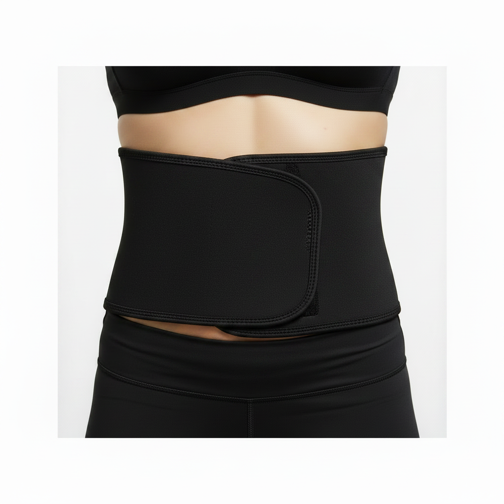 Après - femme avec ceinture minceur carré