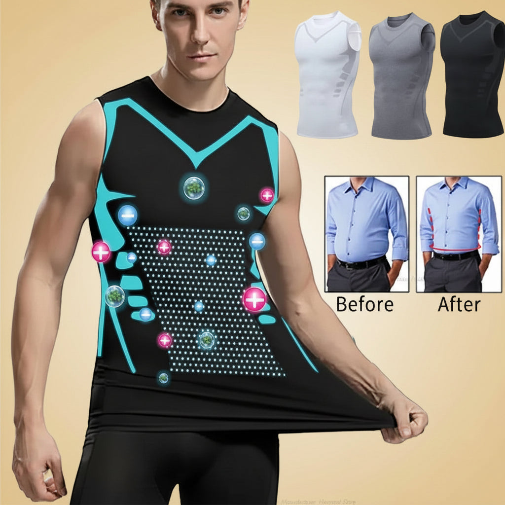 Gilet de Compression Homme – Galbe, Maintien & Confiance au Quotidien